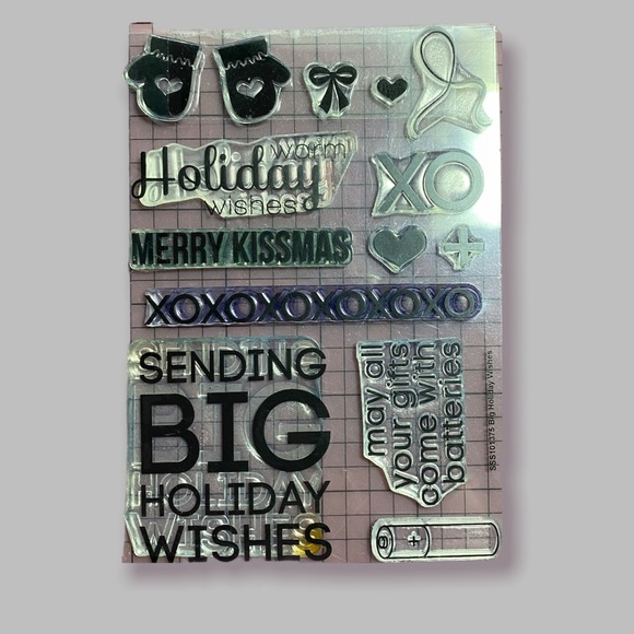 « Big Holiday Wishes » Stamp Set by Simon Says - Picture 1 of 3